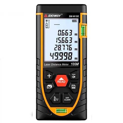 Thước Đo Khoảng Cách Laser SNDWAY SW-M100 Đo xa 100m